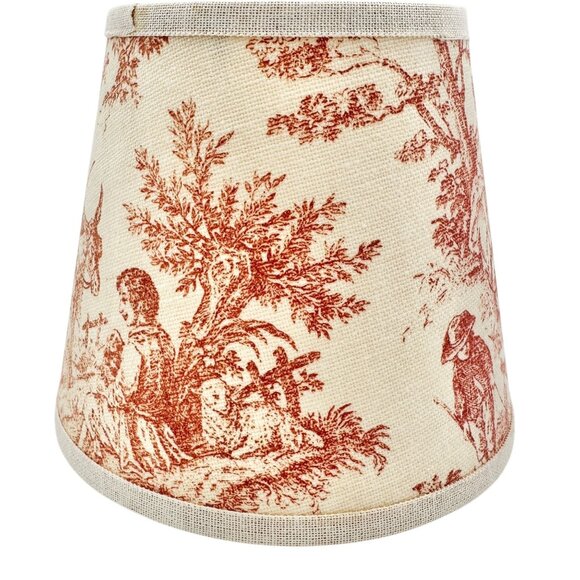 Vintage Gold Table Lamp Decorative Toile Shade Ornate Design 11 in Tall Lighting - Picture 9 of 11
